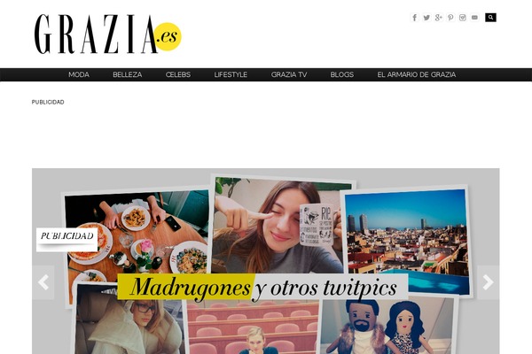 grazia.es site used Grazia