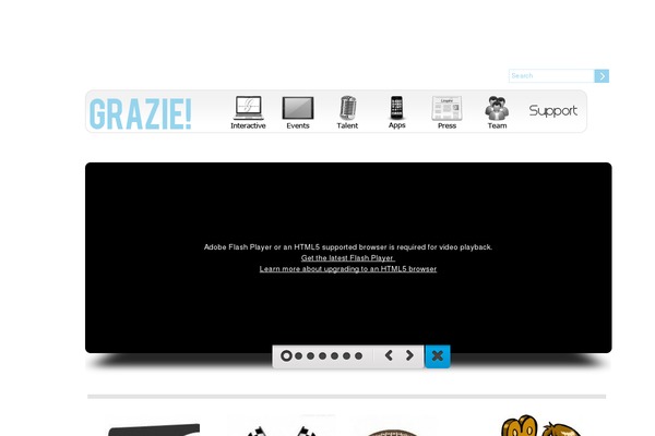 graziemedia.com site used Theme1258