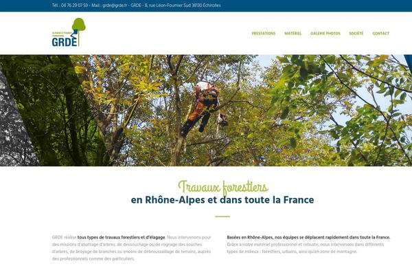 grde.fr site used Green-child