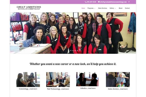 WordPress website example screenshot