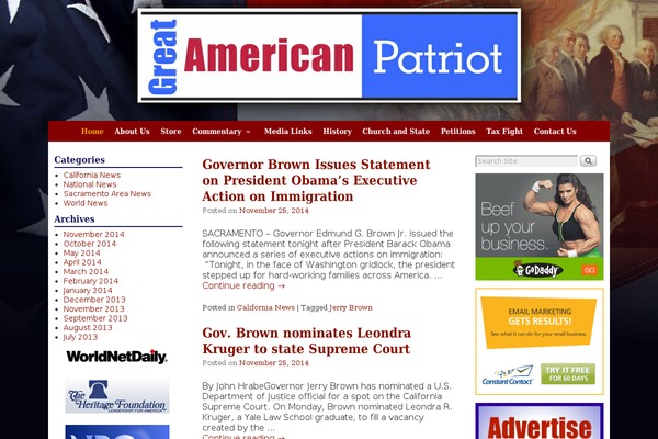greatamericanpatriot.com site used Weaver II