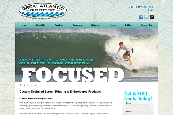 greatatlanticoutfitters.com site used Ga-theme