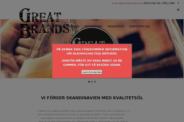 greatbrands.se site used Greatbrands