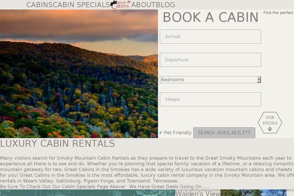 greatcabinsinthesmokies.com site used Great-cabins