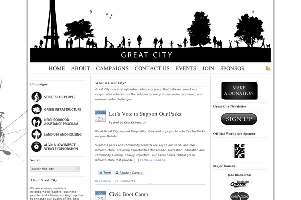 greatcity.org site used Blue-zinfandel-3column