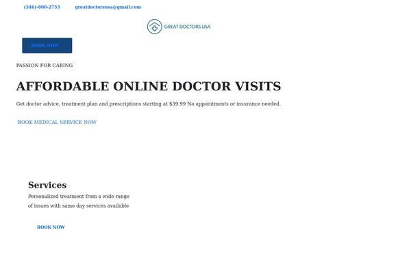 greatdoctorsusa.com site used Medicate