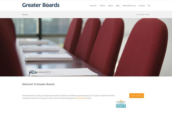 Enfold theme site design template sample