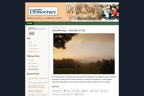 WordPress website example screenshot