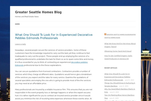 WordPress website example screenshot