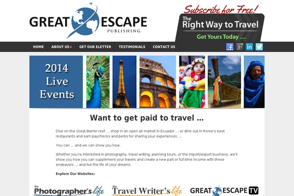 greatescapepublishing.com site used Gep