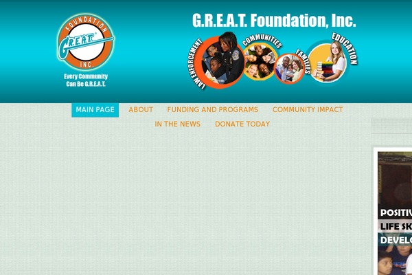 greatfoundationinc.org site used Theme1754