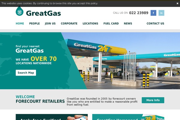 greatgas.ie site used Greatgas