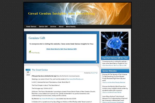 greatgenius.com site used Crystal