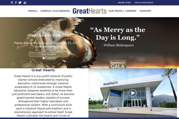 greatheartstx.org site used Great-hearts
