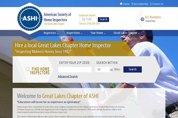 greatinspectors.org site used Ashi