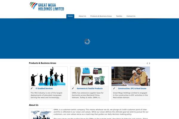 corp theme site design template sample