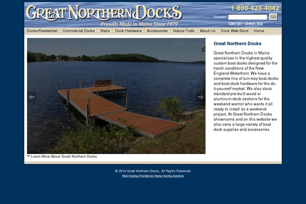 greatnortherndocks.com site used Mhscustom