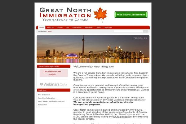 greatnorthimmigration.com site used Gni