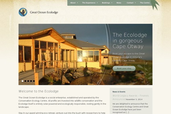 greatoceanecolodge.com site used Otways