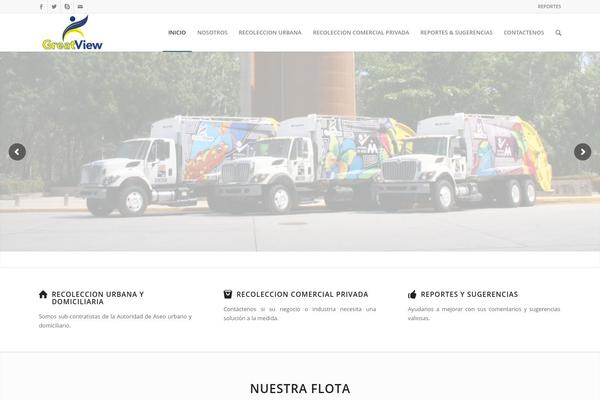 Enfold theme site design template sample