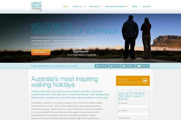 greatwalksofaustralia.com.au site used Greatwalks