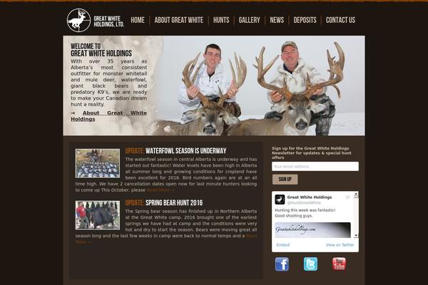 greatwhiteholdings.com site used Sliver