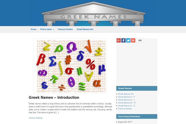 GeneratePress theme site design template sample