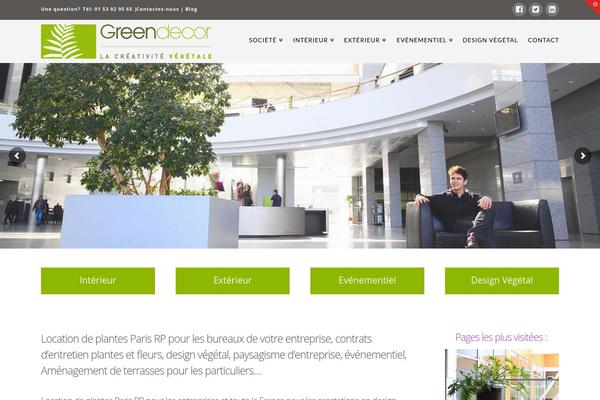WordPress website example screenshot