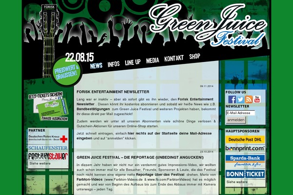 WordPress website example screenshot