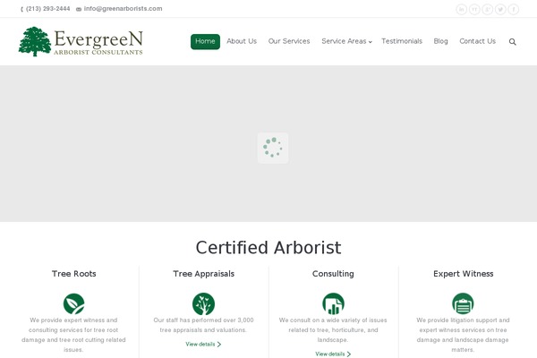 WordPress website example screenshot