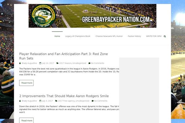 greenbaypackernation.com site used Amplechild
