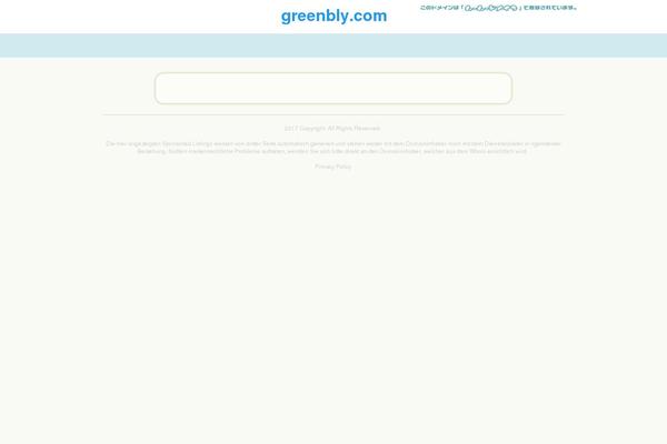 greenbly.com site used Keni70_wp_beauty_aqua_201607241013