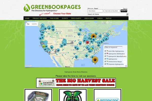 greenbookpages.com site used Geo Theme Child