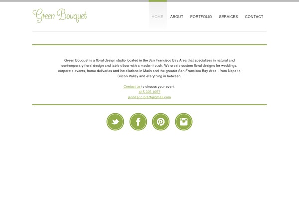 greenbouquetfloraldesign.com site used Cleangold