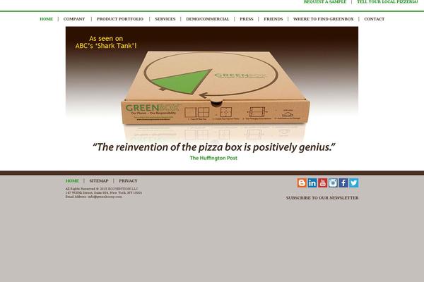 greenboxny.com site used Greenbox
