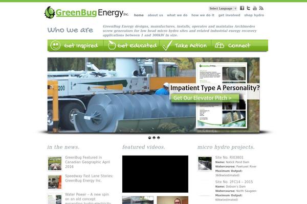 greenbugenergy.com site used Greenbug
