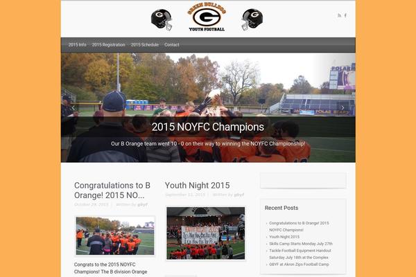 greenbulldogyouthfootball.com site used evolve