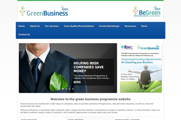 greenbusiness.ie site used Greenbusiness