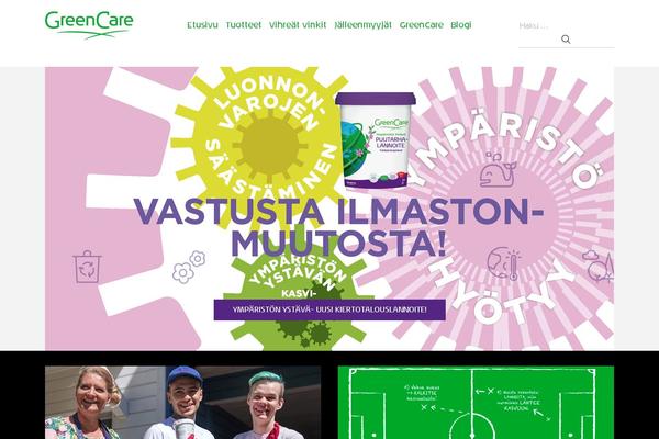 Greencare theme site design template sample