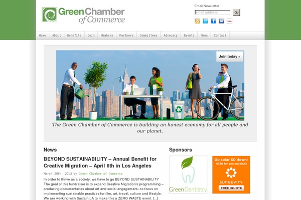 greenchamberofcommerce.net site used Greenchamber