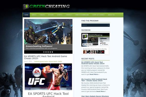 greencheating.com site used Gamemagazine