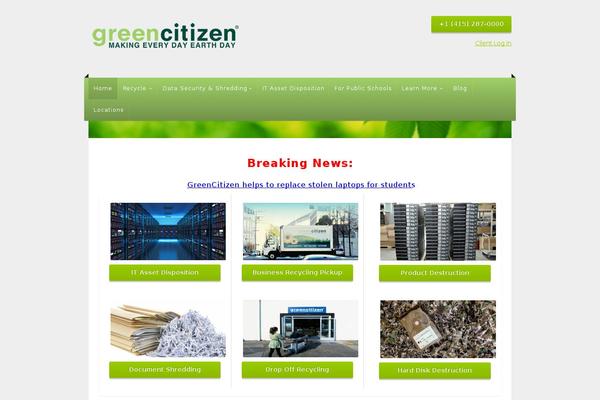 greencitizen.com site used Organic-nonprofit