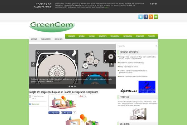 greencom.net site used Caprica
