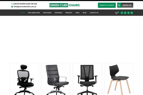 greencubechairs.com.au site used Greencube-child