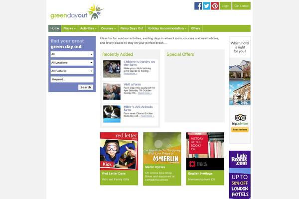 greendayout.co.uk site used Gdomobile