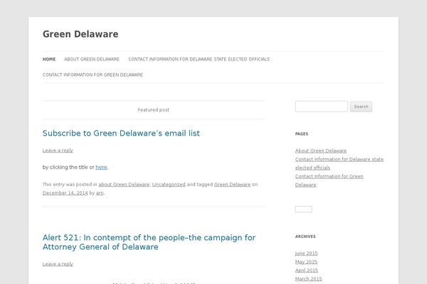 Twenty Twelve theme site design template sample