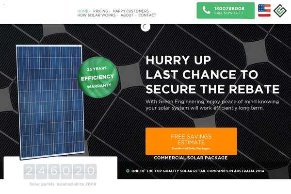 greenengineeringsolar.com.au site used Green_engineering_responsive