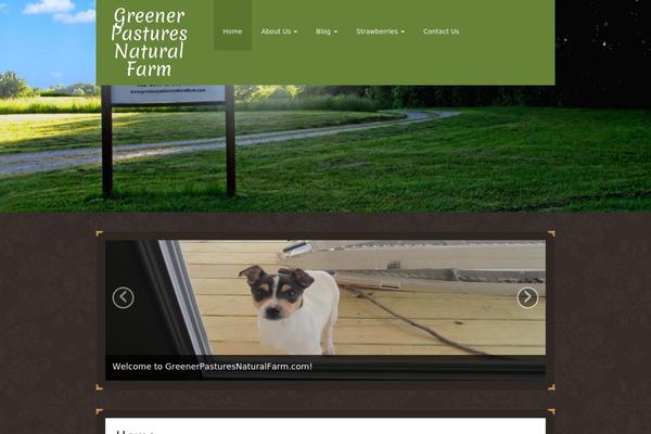 greenerpasturesnaturalfarm.com site used Gdrestaurant