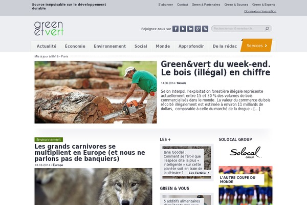 greenetvert.fr site used Greenetvert