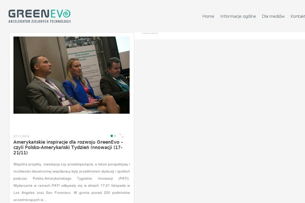 greenevo.gov.pl site used Greenevo